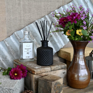 The Shed Glass Reed Diffuser Gift Pack - Black