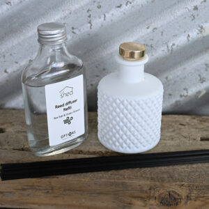 The Shed Glass Reed Diffuser Gift Pack - White